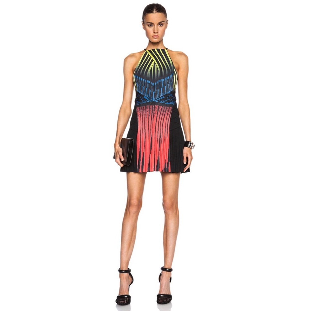 Alexander Wang SS15 Lacquer Hazard Racerback dress
